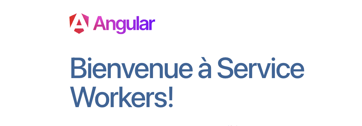 Текст изменился на Bienvenue à app!